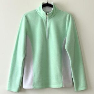 Tek Gear Mint Green & White Fleece Pullover